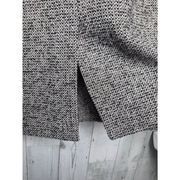 J. Crew Wool Blend Tweed Topcoat Sz 8 - Picture 7 of 8